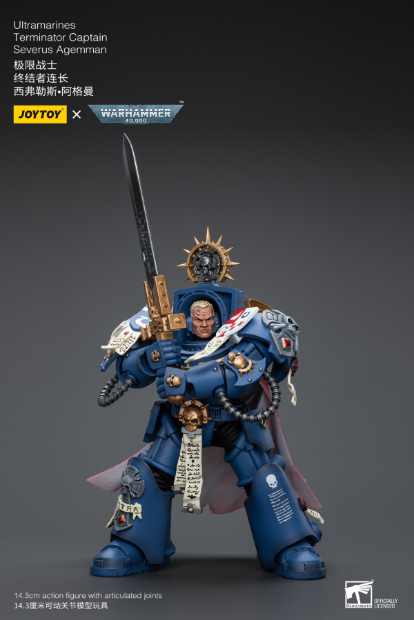 Joy Toy Ultramarines Terminator Captain Severus Agemman