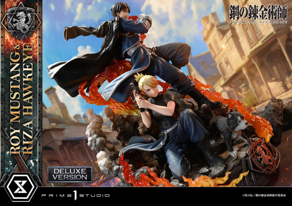 Prime 1 Studio Concept Masterline Fullmetal Alchemist Roy Mustang & Riza Hawkeye DX Bonus Version | 4580708049595