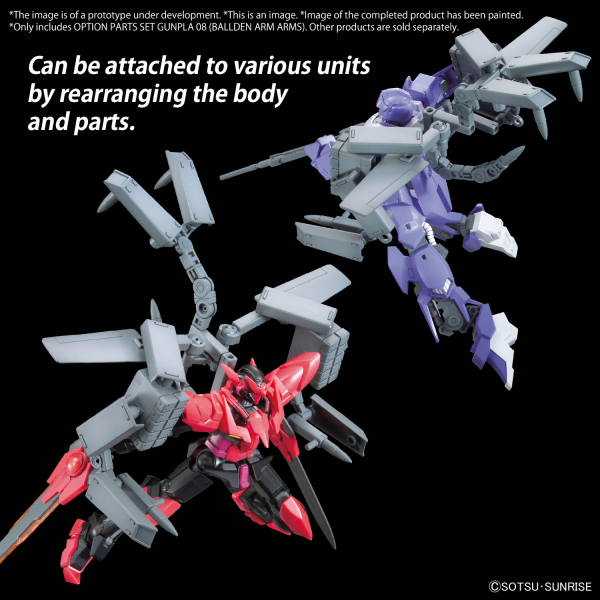 BANDAI Hobby OPTION PARTS SET GUNPLA 08 (BALLDEN ARM ARMS)