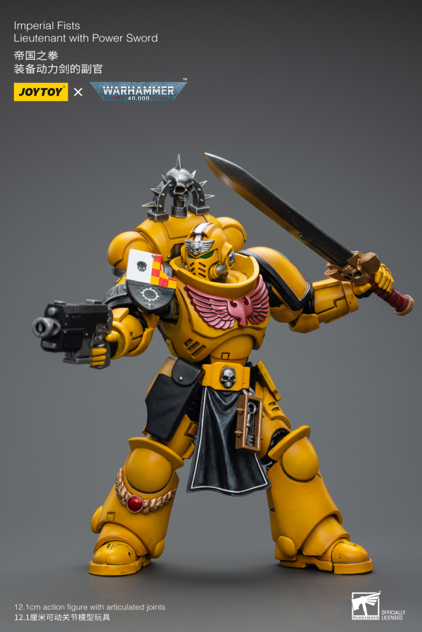 Joy Toy Imperial Fists Lieutenant with Power Sword