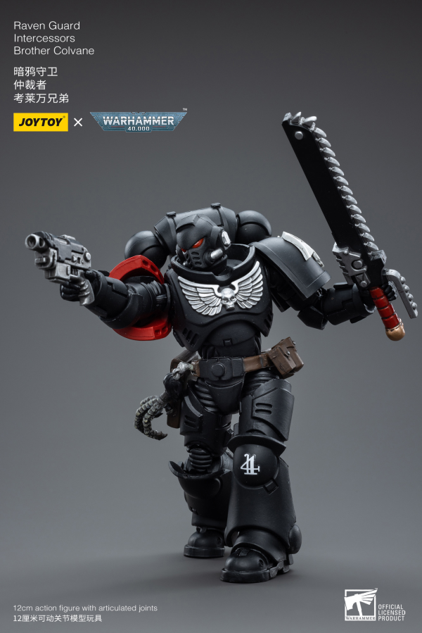 Joy Toy Warhammer 40K-Raven Guard Intercessors Brother Colvane