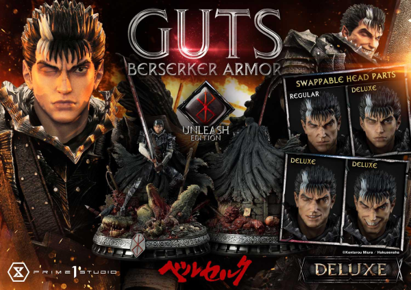 Prime 1 Studio Ultimate Premium Masterline Berserk Guts, Berserker Armor Unleash Edition Deluxe Version | 4582535948553