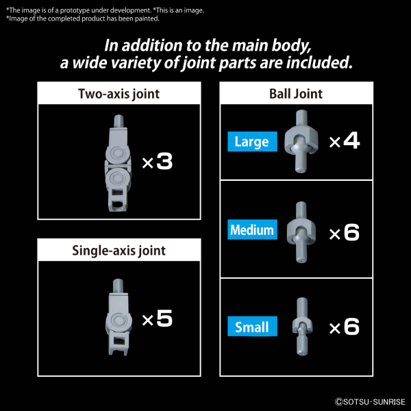 BANDAI Hobby OPTION PARTS SET GUNPLA 08 (BALLDEN ARM ARMS)