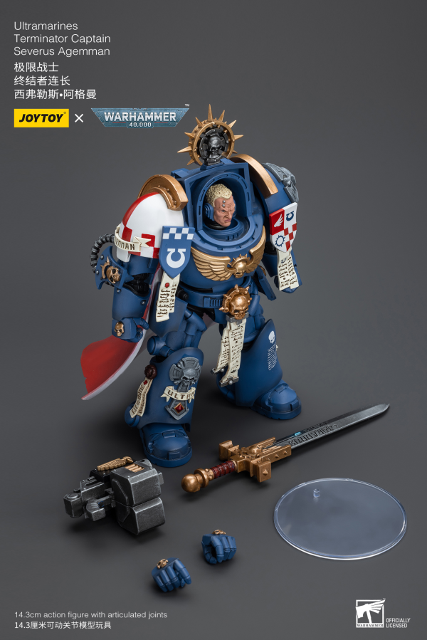 Joy Toy Ultramarines Terminator Captain Severus Agemman