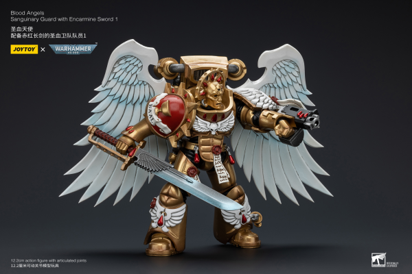 Joy Toy Blood Angels Sanguinary Guard with Encarmine Sword 1(6973130376298)(6973130376298)