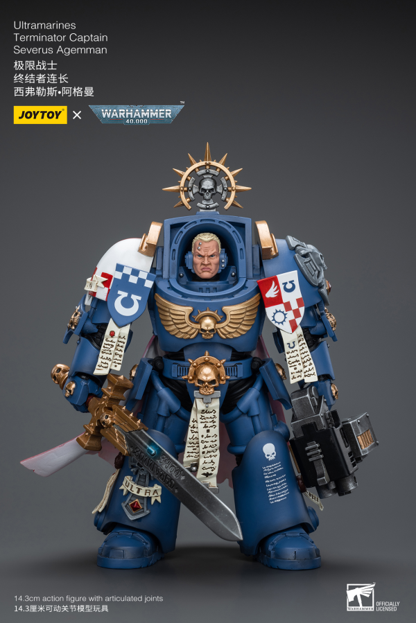 Joy Toy Ultramarines Terminator Captain Severus Agemman