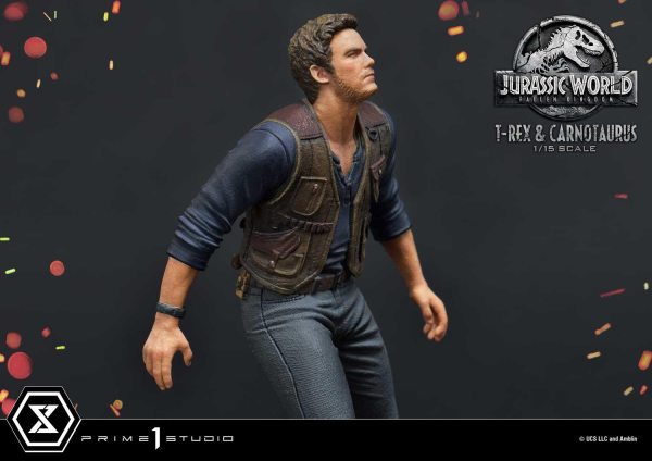 Prime 1 Studio Legacy Museum Collection Jurassic World: Fallen Kingdom (Film) Tyrannosaurus-Rex & Carnotaurus 1/15 scale Deluxe Version | 4580708034874