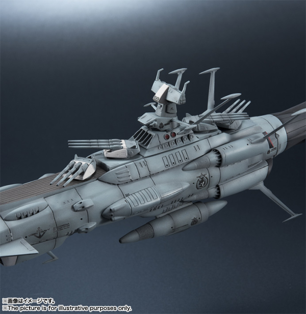 BANDAI Tamashii 1/2000 Earth Federation Andromeda 1st SHIP "Star Blazers", TAMASHII NATIONS Kikan-Taizen