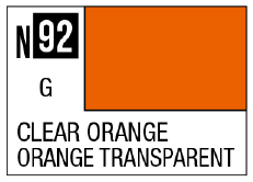 Mr Hobby Acrysion N92 - Clear Orange (Gloss/Primary) | 4973028927764