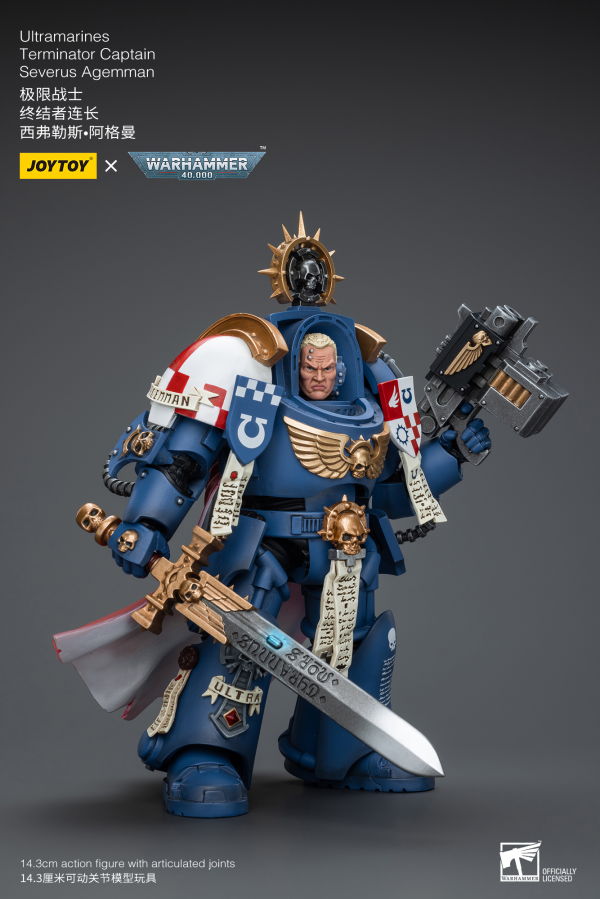 Joy Toy Ultramarines Terminator Captain Severus Agemman