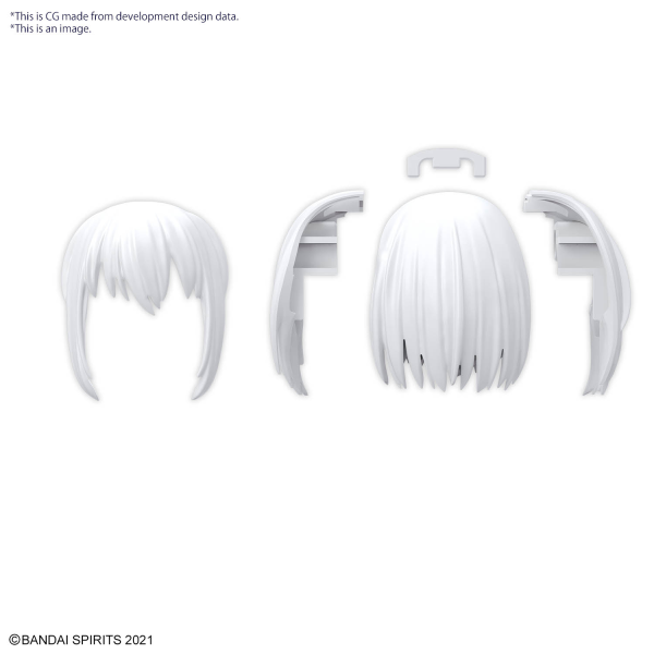 BANDAI Hobby 30MS OPTION HAIR STYLE PARTS Vol.10 ALL 4 TYPES(4573102671394)(4573102671394)