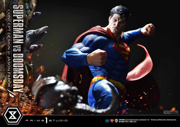 Prime 1 Studio Ultimate Museum Masterline Superman (Comics) Superman VS Doomsday (Concept By Jason Fabok) Deluxe Version(4580708034164)(4580708034164)