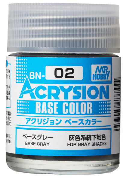 Mr Hobby ACRYSION BASE COLOR BASE GRAY