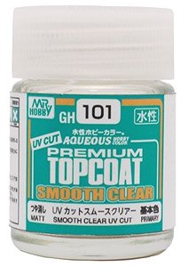 Mr Hobby Premium Top Coat UV Cut Smooth Clear