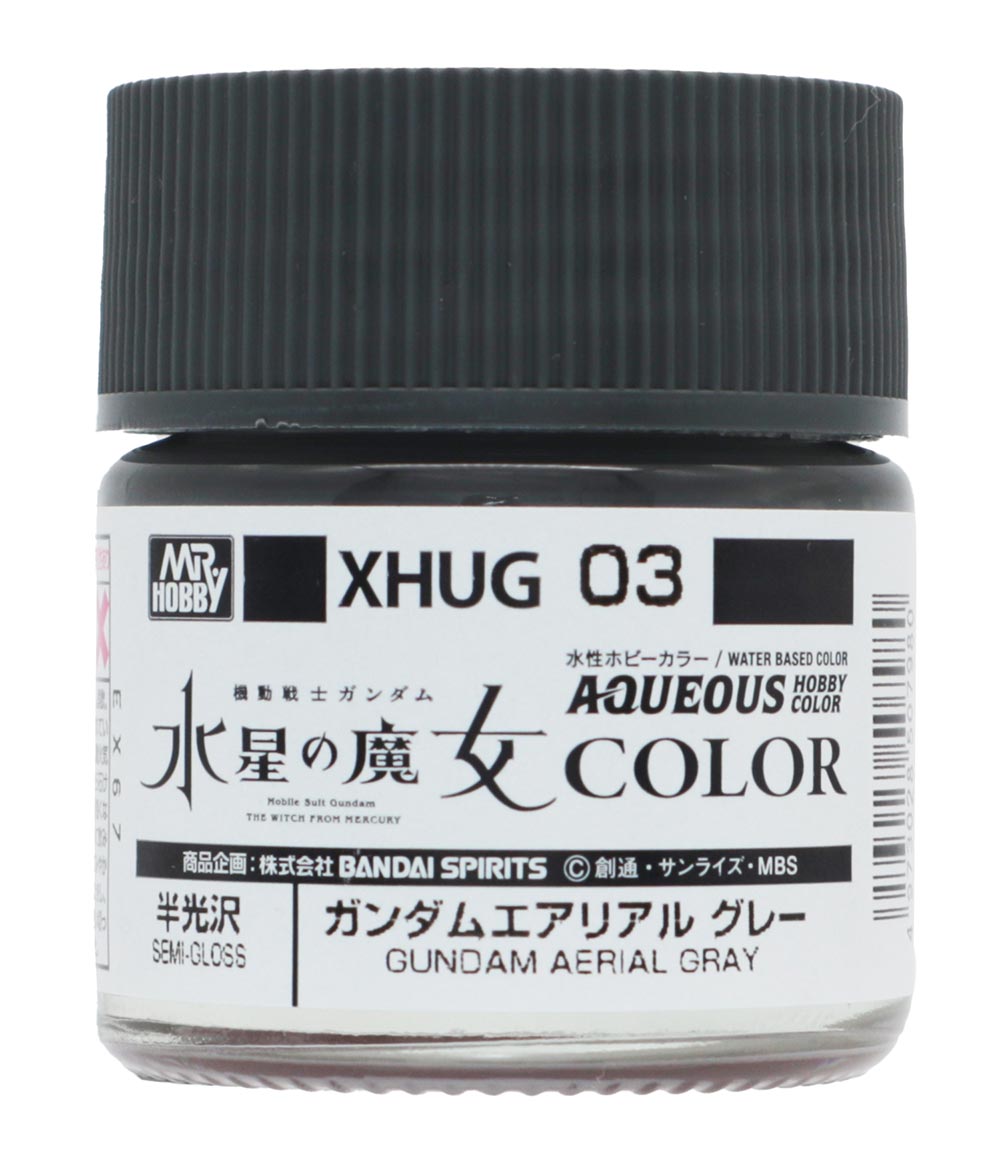 Mr Hobby Aqueous Gundam Color Witch of Mercury Series - Aerial Gray