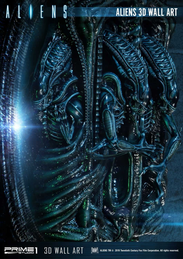 Prime 1 Studio 3D Wall Art Aliens (Film) Aliens 3D Wall Art(4562471908224)(4562471908224)