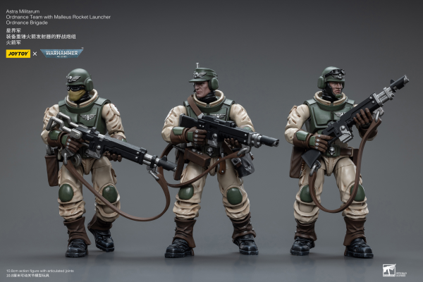 Joy Toy Astra Militarum Ordnance Team with Malleus Rocket Launcher