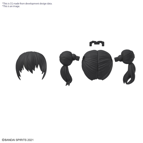 BANDAI Hobby 30MS OPTION HAIR STYLE PARTS Vol.10 ALL 4 TYPES(4573102671394)(4573102671394)