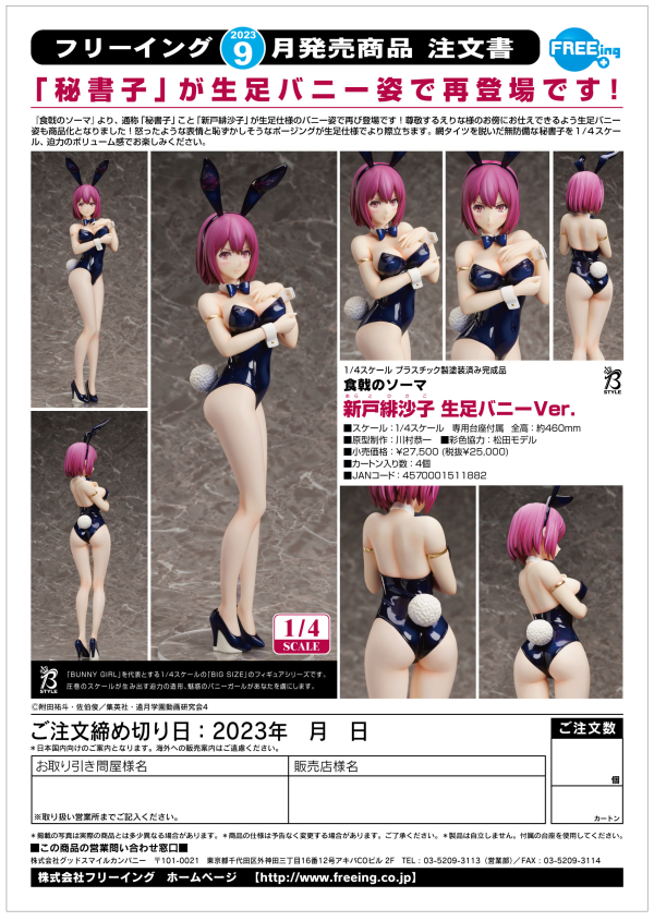 FREEing Hisako Arato: Bare Leg Bunny Ver. | 4570001511882