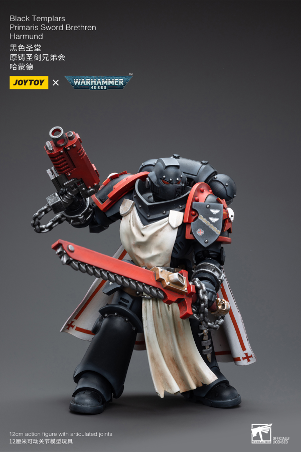 Joy Toy Black Templars Primaris Sword Brethren Harmund