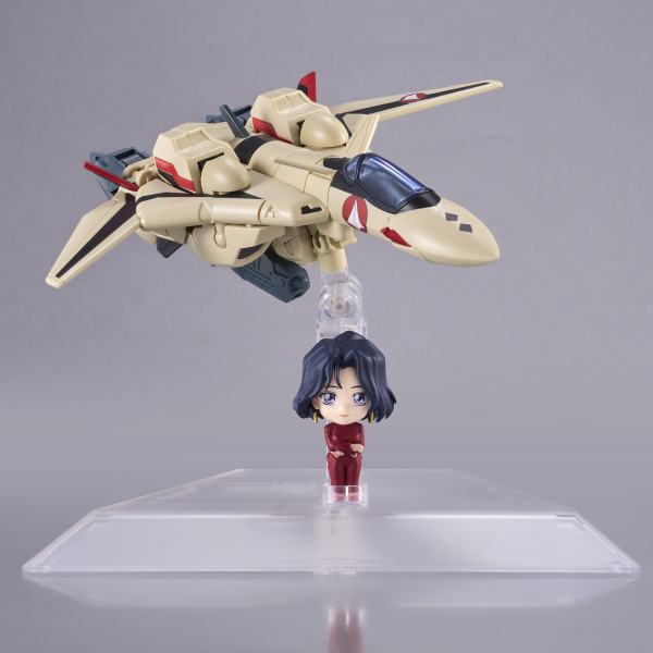 BANDAI Tamashii YF-19(ISAMU ALVA DYSON USE) with MYUNG FANG LONE "MACROSS PLUS", TAMASHII NATIONS TINY SESSION