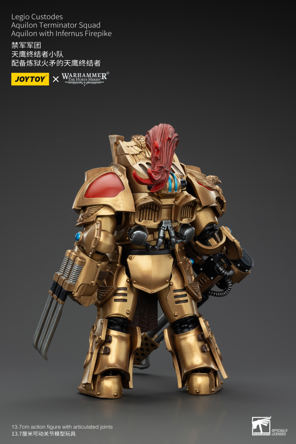 JOYTOY Legio Custodes Aquilon Terminator Squad Aquilon with Infernus Firepike(6927054400768)(6927054400768)