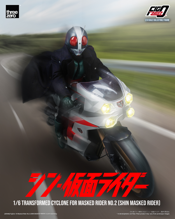 Three Zero FigZero 1/6 Transformed Cyclone for Masked Rider No.2 (SHIN MASKED RIDER)