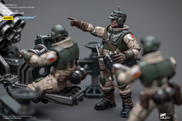 Joy Toy Astra Militarum Ordnance Team with Malleus Rocket Launcher