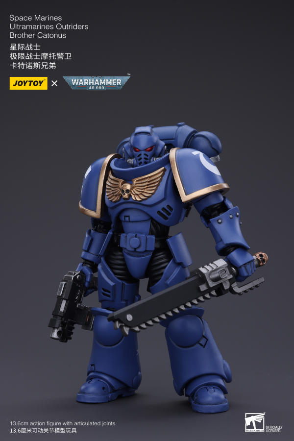 JOYTOY Space Marines Ultramarines Outriders Brother Catonus(6973130372825)(6973130372825)