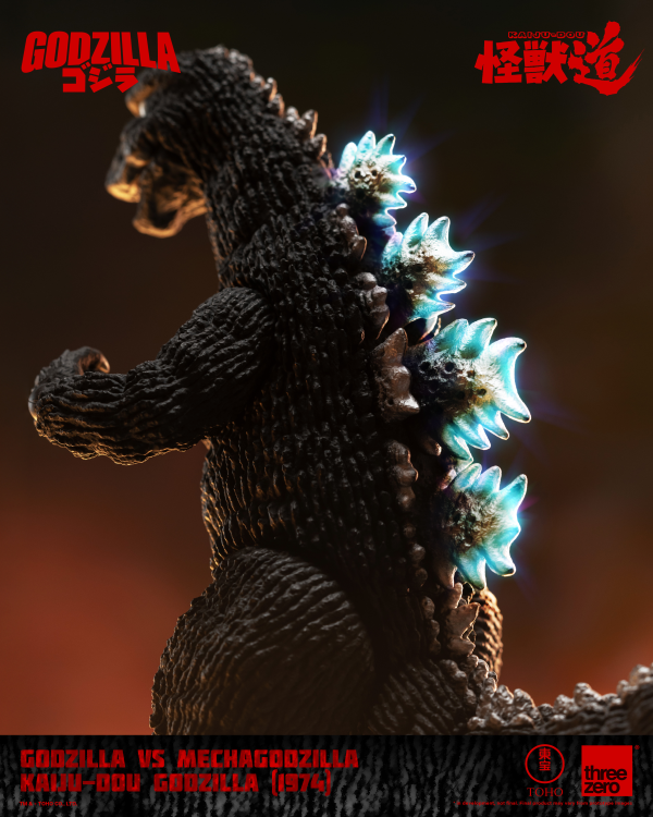 threezero GODZILLA VS MECHAGODZILLA - KAIJU-DOU Godzilla (1974)(4895250815179)(4895250815179)