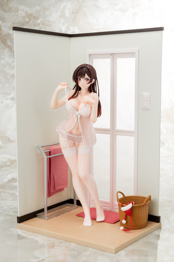 Hakoiri-musume 1/6 scaled pre-painted figure Rent-A-Girlfriend MIZUHARA Chizuru in see-through lingerie figure Angel White Ver. | 4570000500153