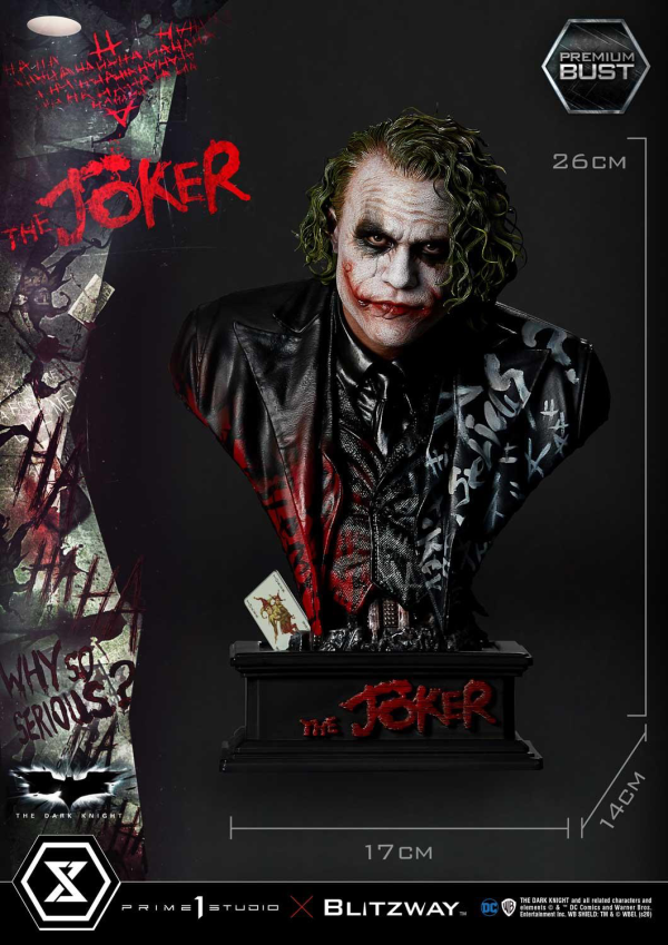 Prime 1 Studio Premium Bust The Dark Knight (Film) The Joker | 4580708034096