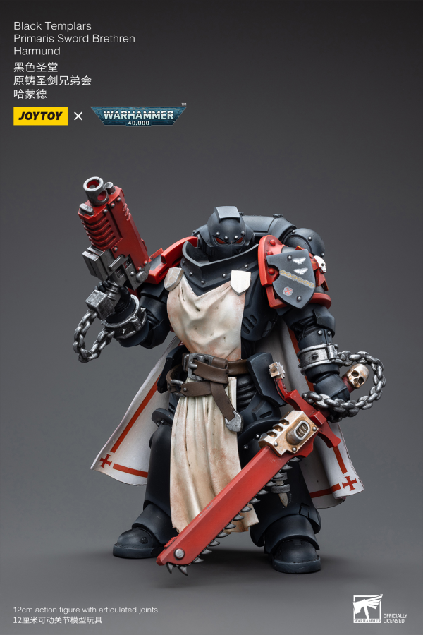 Joy Toy Black Templars Primaris Sword Brethren Harmund