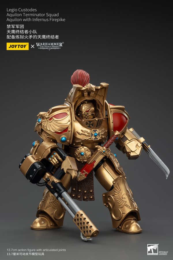 JOYTOY Legio Custodes Aquilon Terminator Squad Aquilon with Infernus Firepike(6927054400768)(6927054400768)