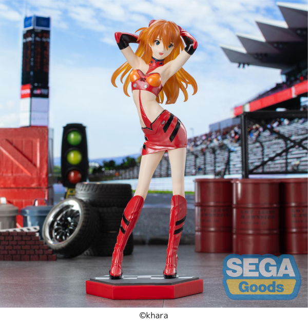 SEGA Luminasta Evangelion Racing "Asuka Shikinami Langley - PIT WALK"