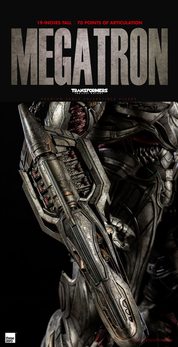 Three Zero Transformers: The Last Knight - PREMIUM Megatron (Deluxe Edition)