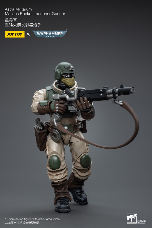 Joy Toy Astra Militarum Ordnance Team with Malleus Rocket Launcher