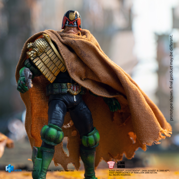 HIYA Toys Exquisite Mini Series 1/18 Scale JUDGE DREDD Cursed Earth Judge Dredd