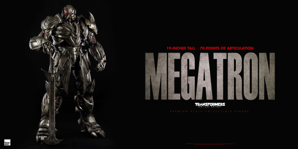 Three Zero Transformers: The Last Knight - PREMIUM Megatron (Deluxe Edition)