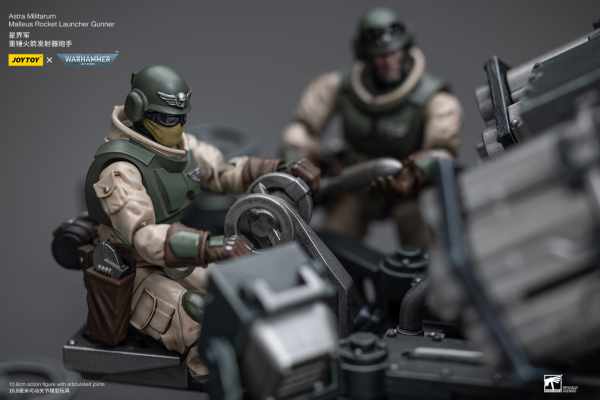 Joy Toy Astra Militarum Ordnance Team with Malleus Rocket Launcher