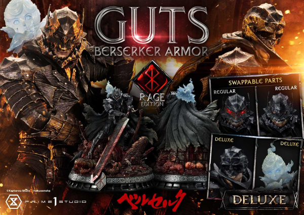 Prime 1 Studio Ultimate Premium Masterline Berserk Guts, Berserker Armor Rage Edition Deluxe Version | 4582535948577