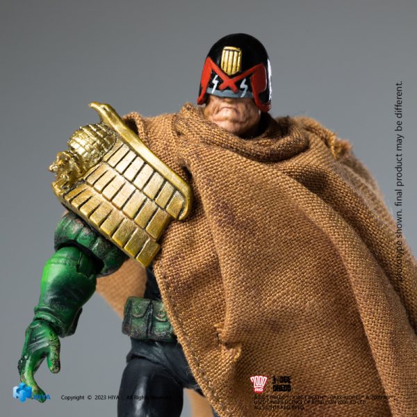 HIYA Toys Exquisite Mini Series 1/18 Scale JUDGE DREDD Cursed Earth Judge Dredd