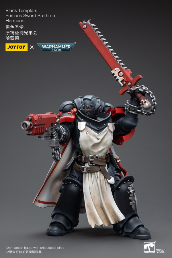 Joy Toy Black Templars Primaris Sword Brethren Harmund