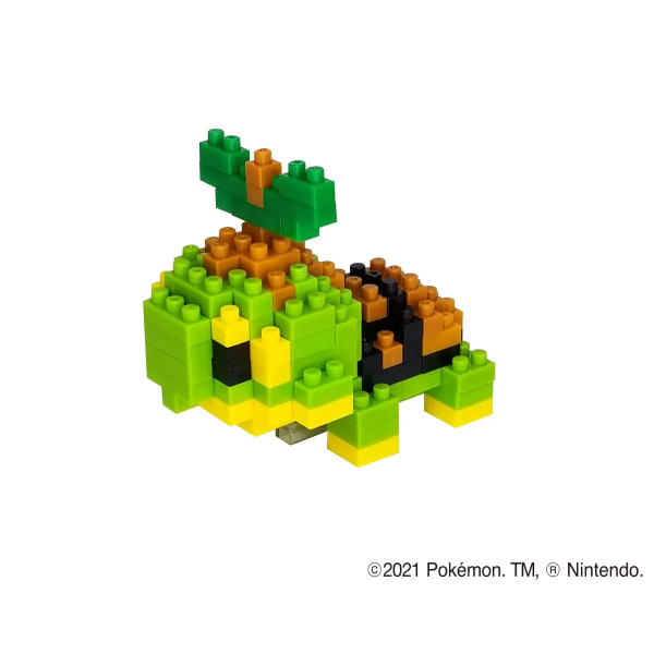 Kawada Turtwig "Pokémon", Nanoblock Pokémon Series (Box/12)(4972825222669)(4972825222669)