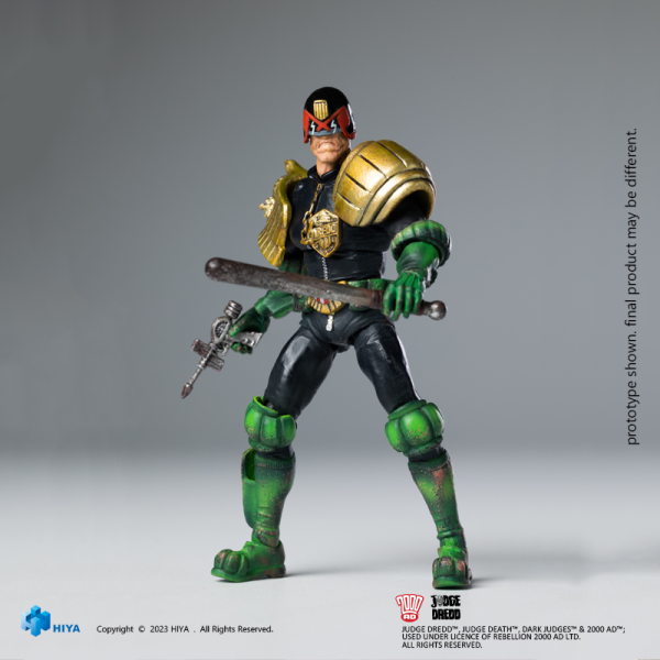 HIYA Toys Exquisite Mini Series 1/18 Scale JUDGE DREDD Cursed Earth Judge Dredd