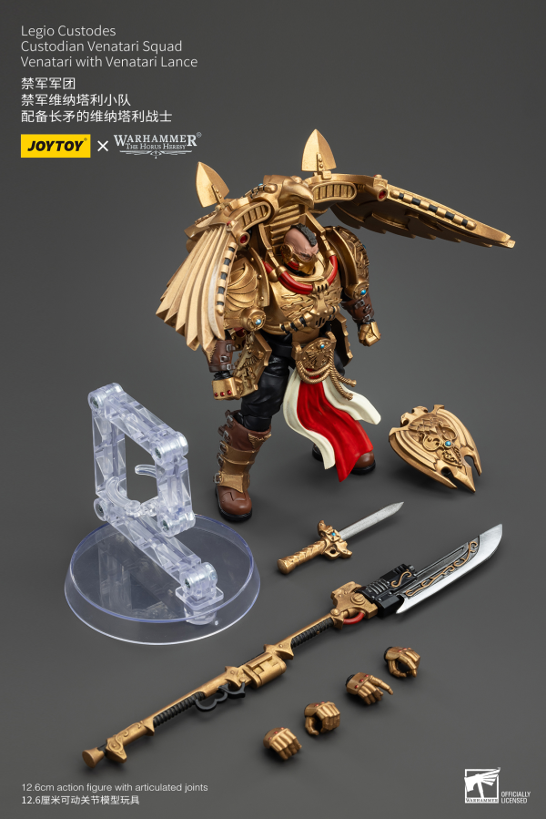 JOYTOY Legio Custodes Custodian Venatari Squad Venatari with Venatari Lance(6927054400799)(6927054400799)