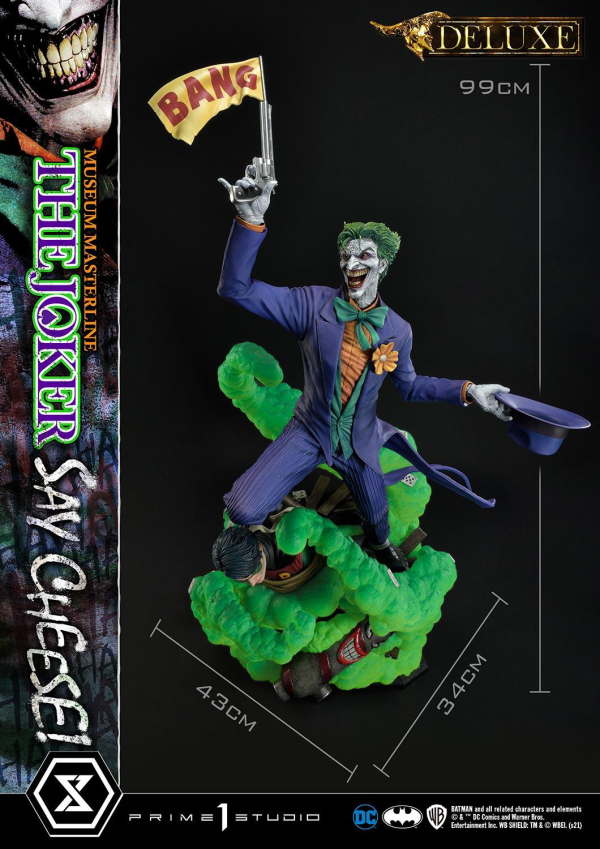 Prime 1 Studio Museum Masterline Batman (Comics) The Joker - Say Cheese DX Bonus Version | 4580708035123