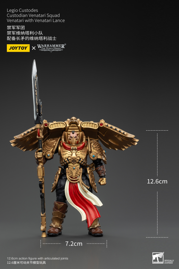 JOYTOY Legio Custodes Custodian Venatari Squad Venatari with Venatari Lance(6927054400799)(6927054400799)