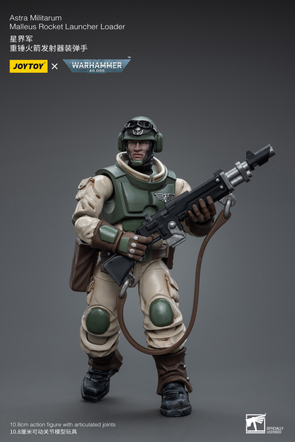 Joy Toy Astra Militarum Ordnance Team with Malleus Rocket Launcher