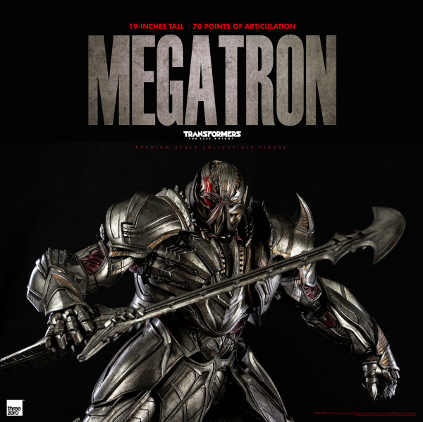 Three Zero Transformers: The Last Knight - PREMIUM Megatron (Deluxe Edition)